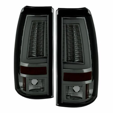 1500 Chrome Smoke LED Tail Lights Set Spyder for 1999-2002 Chevy Silverado/GMC Sierra U.S. Part One
